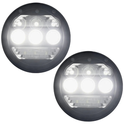 Recon Truck silver fog light kit