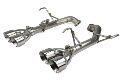 FactionFab polished axle-back exhaust