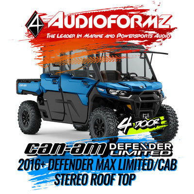 1625 CANAM DEFENDER MAX HD7HD10 LIMITED/CAB STEREO TOPS (4DOOR)LEVEL 2
