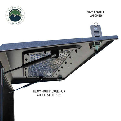 Overland Vehicle Systems Expedition - Truck Cap W Full Wing Doors Front and Rear Windows 3rd Brake Light