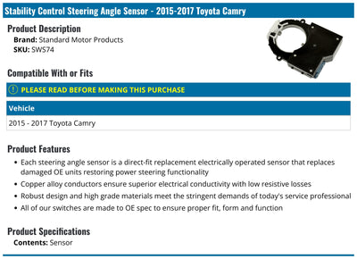 INTERMOTOR STEERING ANGLE SENSOR