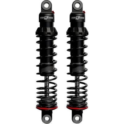 Progressive black shock absorber