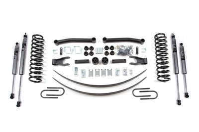 Zone 07-18 GM 1500 4WD 2in Front / 0in Rear Lift Kit w/ Nitro Shocks & Struts