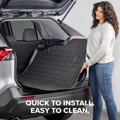 WeatherTech Black Cargo Liner Kit With Bumper Portector Fits -21-25 Model Y - 401429SK-1380
