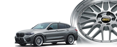 BBS red auto part