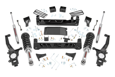 1x 1879BOX3 1x 83700BOX1 1x 83730BOX2 6 Inch Lift Kit Nissan Frontier 2WD 4WD (2022)