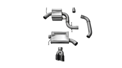 CORSA Performance black cat-back exhaust