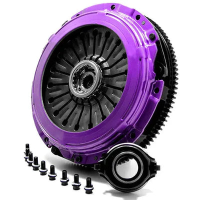 XClutch 07-17 Mitsubishi Lancer EVO X 2.0L 9in Twin Solid Carbon Clutch Kit