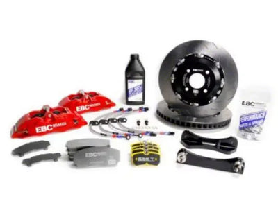 EBC Racing 12-19 BMW 3-Series (F30/F31/F34) Red Apollo-4 Calipers 355mm Rotors Front Big Brake Kit