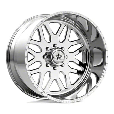 American Force Wheels silver auto part
