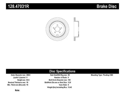 Stoptech auto part