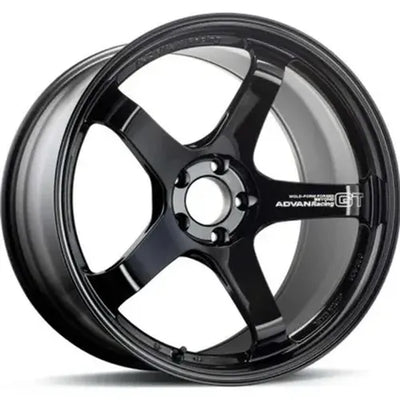 Advan GT Beyond 19x9.5 +49 5-112 Racing Titanium Black Wheel