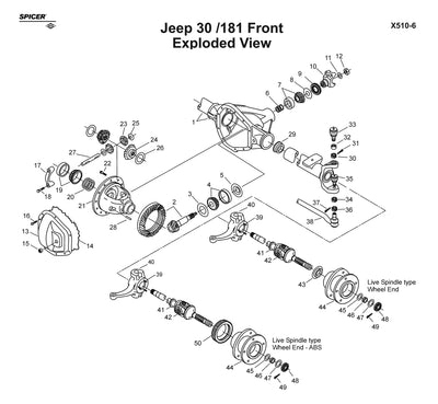 Dana auto part