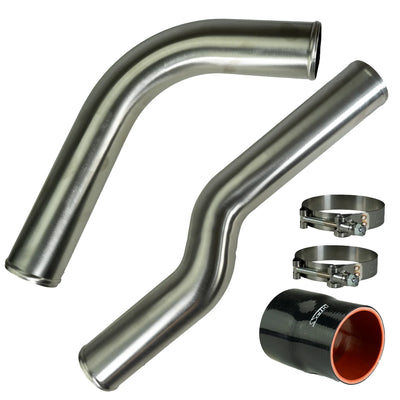 Industrial Injection 3 Dia. Charge Pipe Kit Brushed 304SS - 2003-07 Cummins 227719