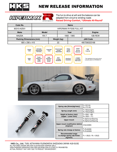 HKS auto part
