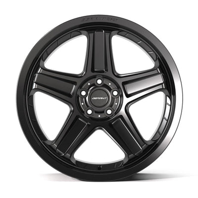 DEFIANT DF07 20X9.5 5X115MM +15ET MATTE BLACK