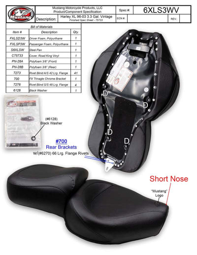 Mustang Motorcycle black auto part