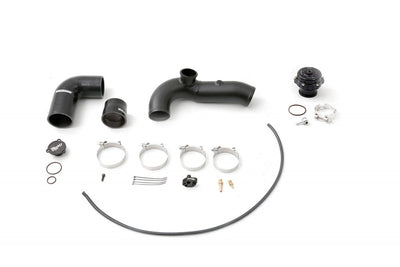 cp-e Exhale Hard Pipe To Throttle Body w/ Tial Flange Black Ford Focus ST 2013