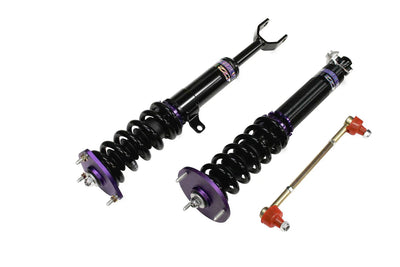D2 Racing silver coilovers