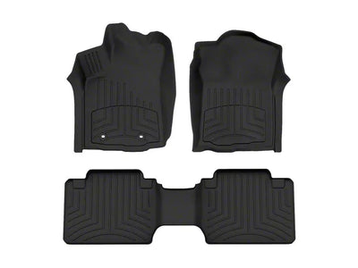 WeatherTech Black Front Rear FloorLiner HP Fits -20-18 Dodge RAM 444781IM-440123IM