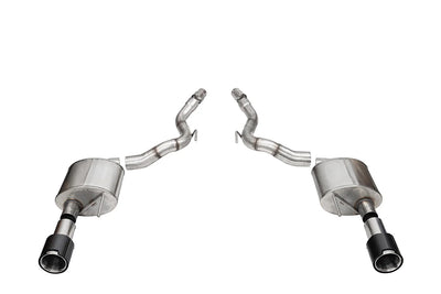 CORSA Performance carbon axle-back exhaust