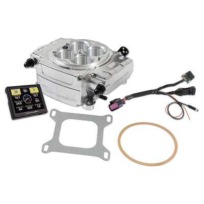 Holley polished auto part