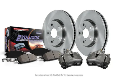 Power Stop 02-07 Jeep Liberty Front Autospecialty Brake Kit w/Calipers