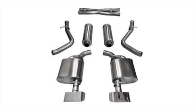 2.5 Inch Cat-Back Sport Dual Rear Exit Exhaust GTX2 Polished Tips 15-16 Dodge Challenger R T 5.7L V8