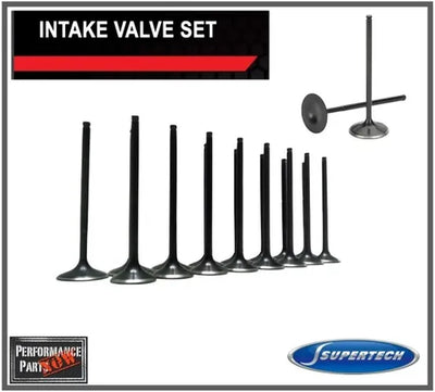 Supertech Nissan RB26DET 34.65x5.97x103.80mm Blk Nitride Tip 1.5mm longer Intake Valve - Set of 12