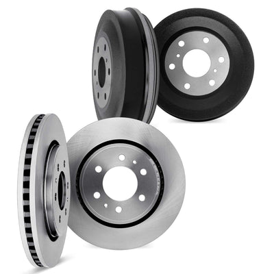 DFC 91-96 Dodge Dakota Front & Rear Rotors includes Drums