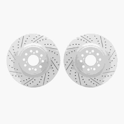 DFC 17-25 Acura Integra Front Drilled & Slotted Geoperformance Rotors