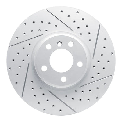 DFC 02-06 BMW X5 Front Right Drilled & Slotted Geoperformance Rotor