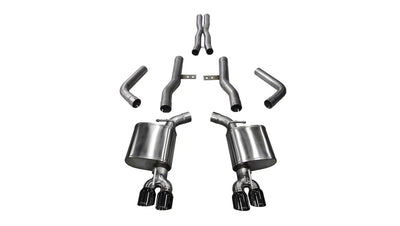 CORSA Performance black cat-back exhaust