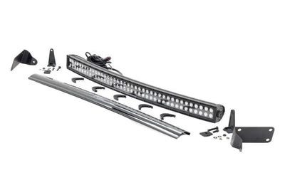 LED Light Kit Bumper Mount 40 Black Dual Row Ram 2500/3500 4WD (10-18)
