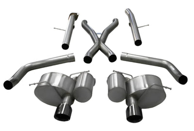 CORSA Performance black cat-back exhaust