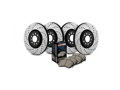 Street Axle Pack, Drilled, 4 Wheel