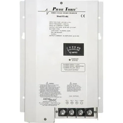 BATT CHGR, PHASE 3, 12V 40A, 3 BANK