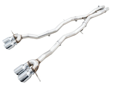 AWE Tuning silver cat-back exhaust
