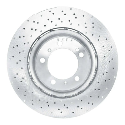 R1 Concepts Hi-Carbon Alloy GEOMET Coated Rotor - Slotted Fits Porsche Panamera