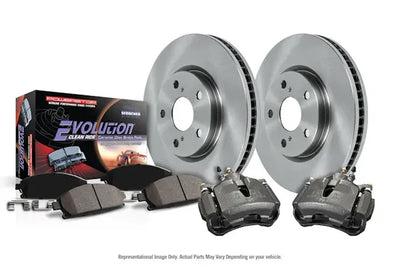 Power Stop 10-12 Audi A3 Front Autospecialty Brake Kit w/Calipers