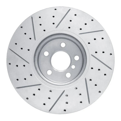 DFC 16-26 BMW 530I Left Front Drilled & Slotted Geoperformance Rotor