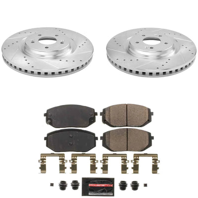 Power Stop 21-23 Hyundai Sonata Front Z23 Evolution Brake Kit