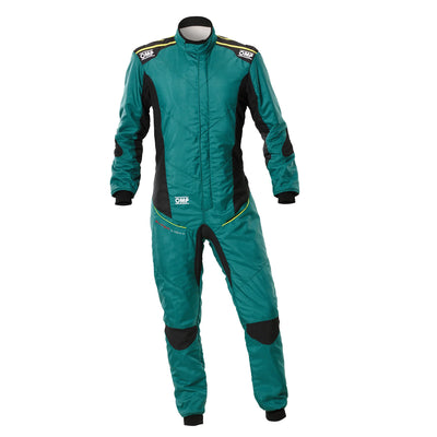 OMP TECNICA SUPERLIGHT OVERALL SFI BLACK / SILVER SZ 46