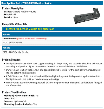 STANDARD IGN auto part