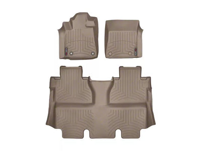 WeatherTech Tan Front and Rear Floorliners Fits -20-19 Tundra 454081-450938
