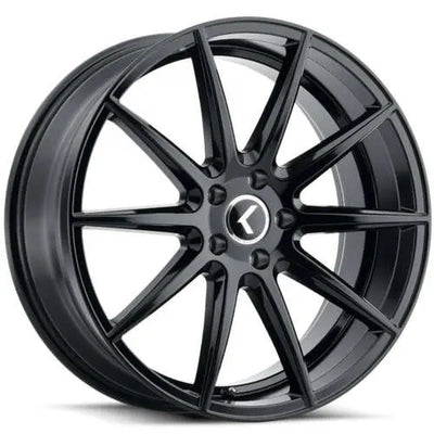 KRAZE COSMOS KR194 GLOSS BLACK 17X8 5-114.3 38MM 72.62MM
