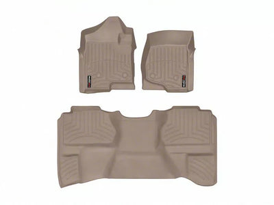 WeatherTech Tan Front and Rear Floorliners Fits -20-13 GMC Chevrolet 4513061-450669