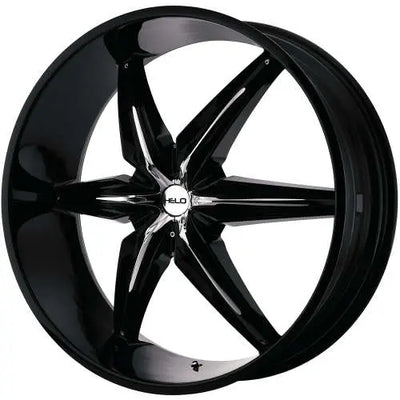 HE866 20X8.5 5X115/120 G-BLK W/ ACCENTS 35MM