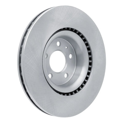 R1 16-25 Audi Q5 Sportback Front Right Drilled & Slotted Black Brake Rotor