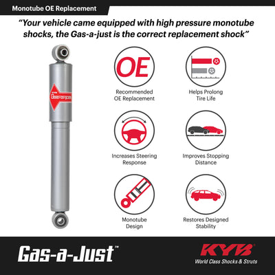 KYB 08-11 Lexus GS350 RWD / GS460 / 07-11 GS450h Gas-A-Just Monotube - Front Left
